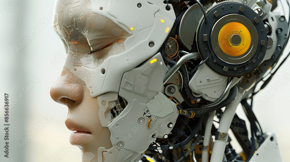 Cutting-edge humanoid robot showcasing futuristic technology and innovation Cutting-edge humanoid robot showcasing futuristic technology and innovation