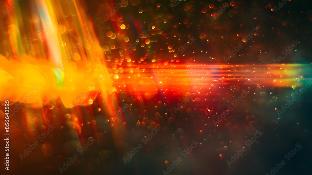Fototapeta premium Background of retro film with scratch