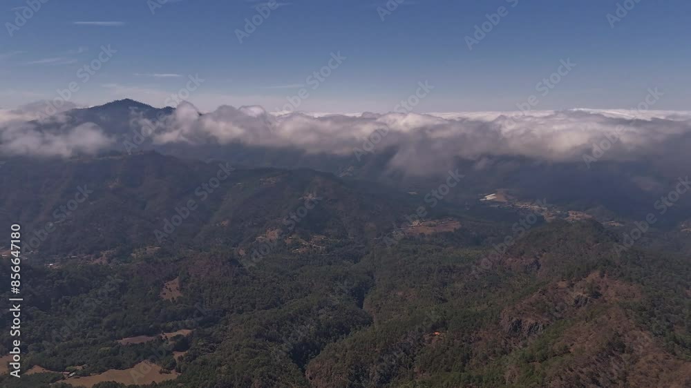 aerial time lapse clouds and mountains aerial time lapse clouds and mountains