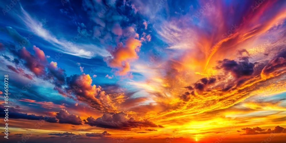 Fototapeta premium 幻想的な夕焼け