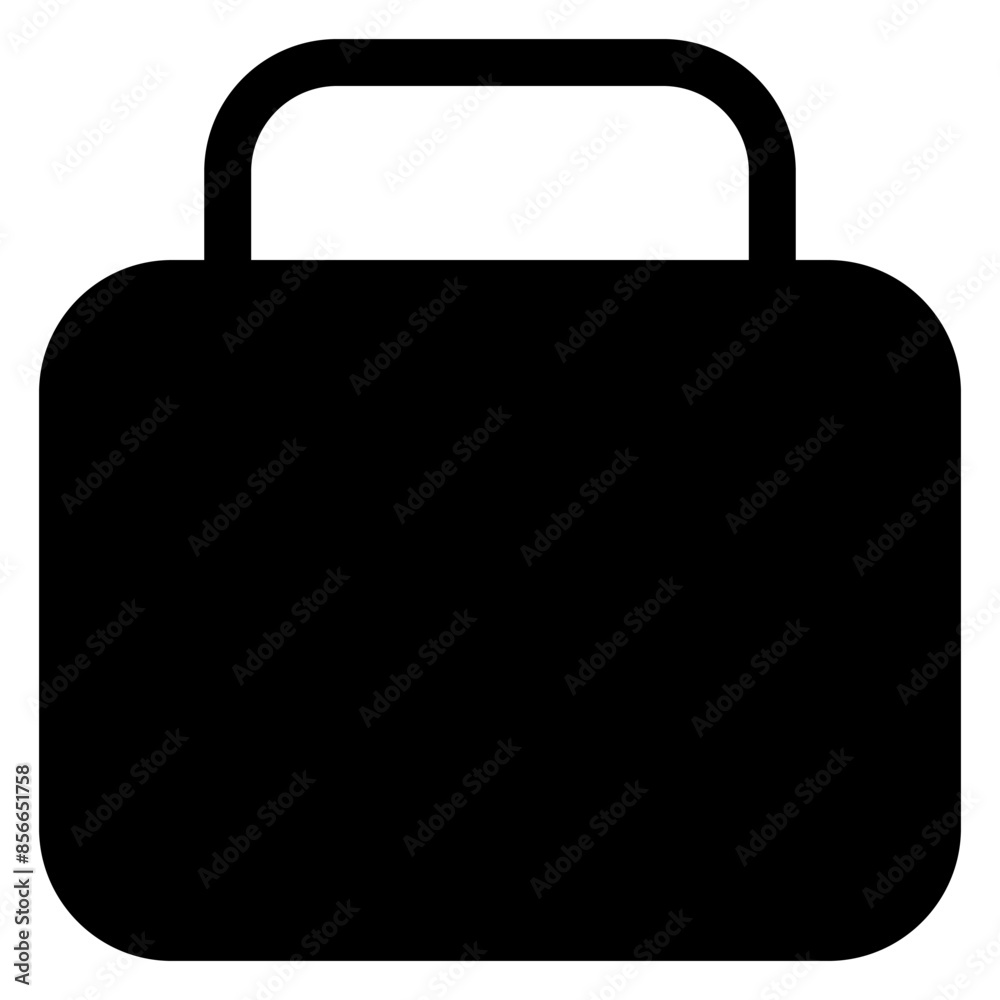 briefcase glyph icon isolated on white background briefcase glyph icon isolated on white background