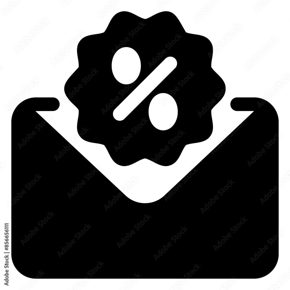 email glyph icon isolated on white background email glyph icon isolated on white background