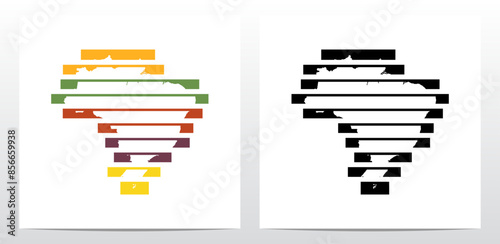Behind Bars Prison Stripe Lines Map Of Brazil