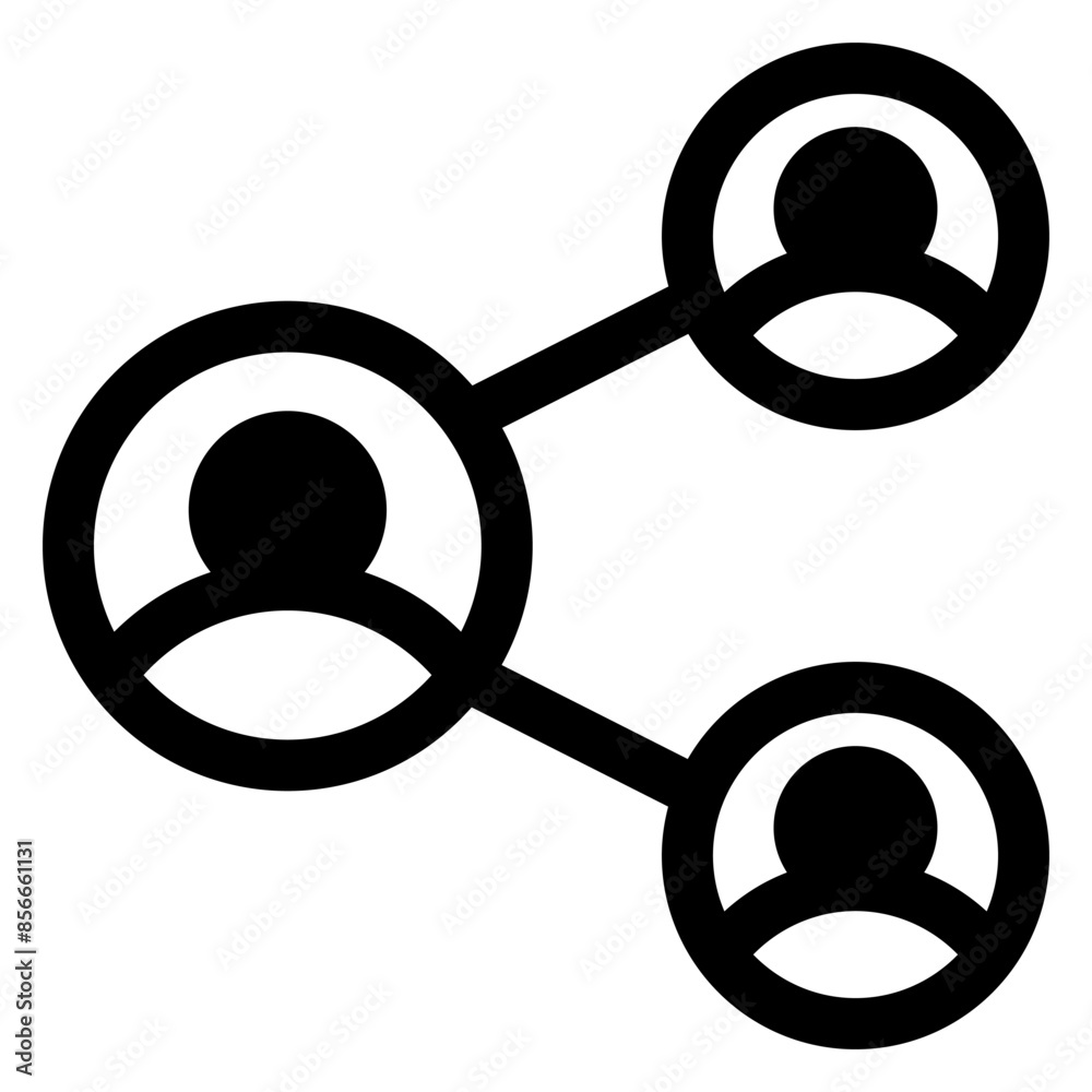 affiliated glyph icon isolated on white background affiliated glyph icon isolated on white background