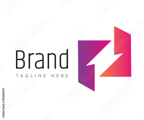 Free Download Lightning logo icon design template elements. Usable for Branding and Business Logos. - GFXLoad