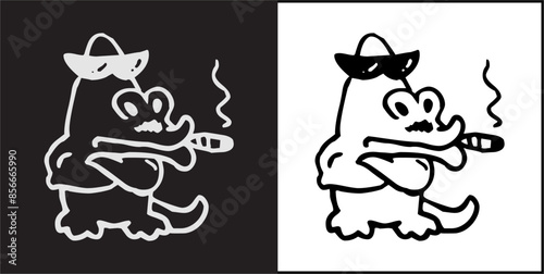 IIlustration Vector graphics of Sakabe Animal icon