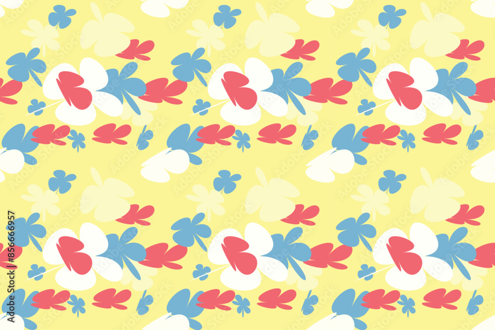 Summer Flower Pattern Elements With Simple Pretty, Little Floral Liberty Seamless Texture Background. Spring, Summer Romantic Blossom Flower Garden Seamless Pattern for Your Designs Summer Flower Pattern Elements With Simple Pretty, Little Floral Liberty Seamless Texture Background. Spring, Summer Romantic Blossom Flower Garden Seamless Pattern for Your Designs