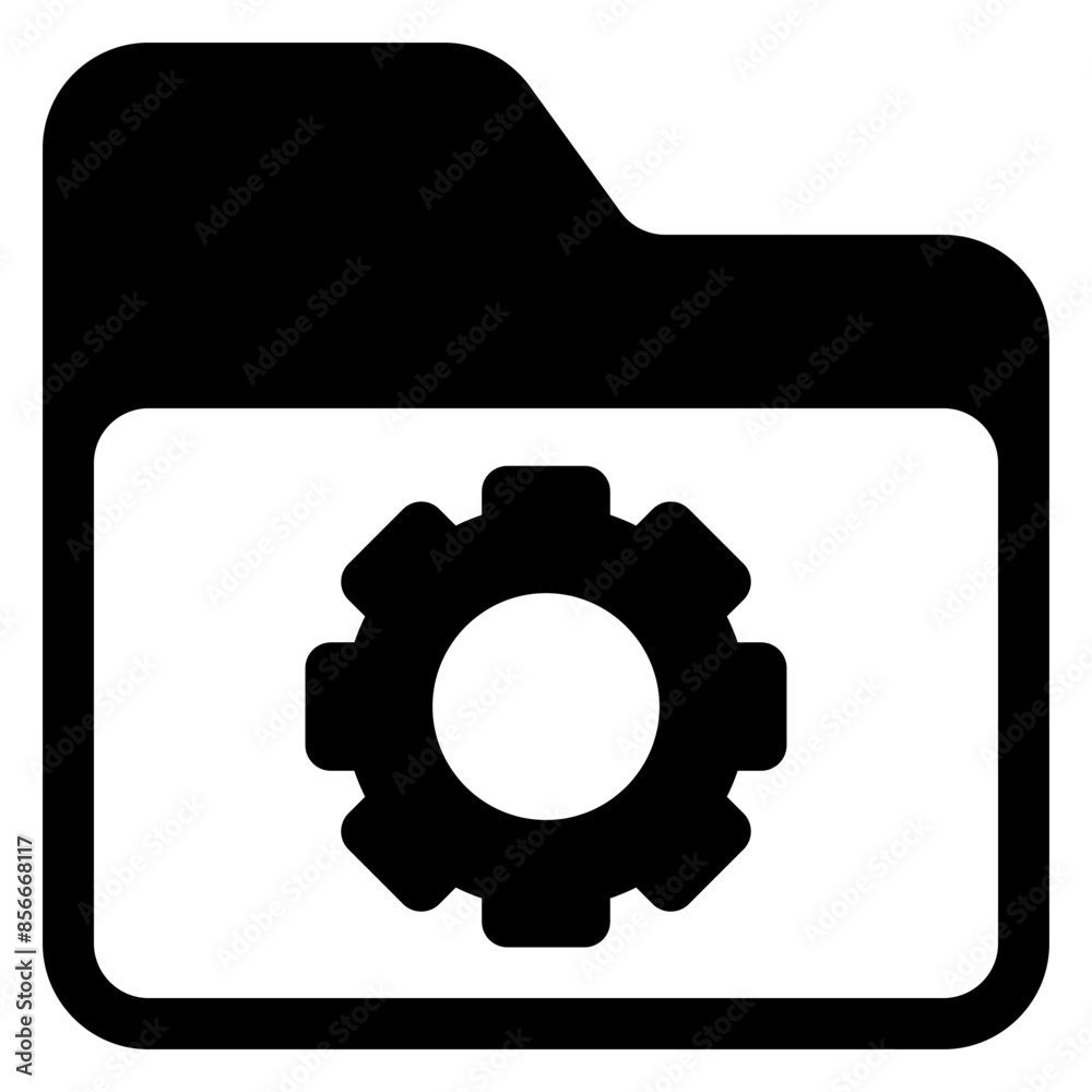 gear glyph icon vector illustration isolated on white background gear glyph icon vector illustration isolated on white background