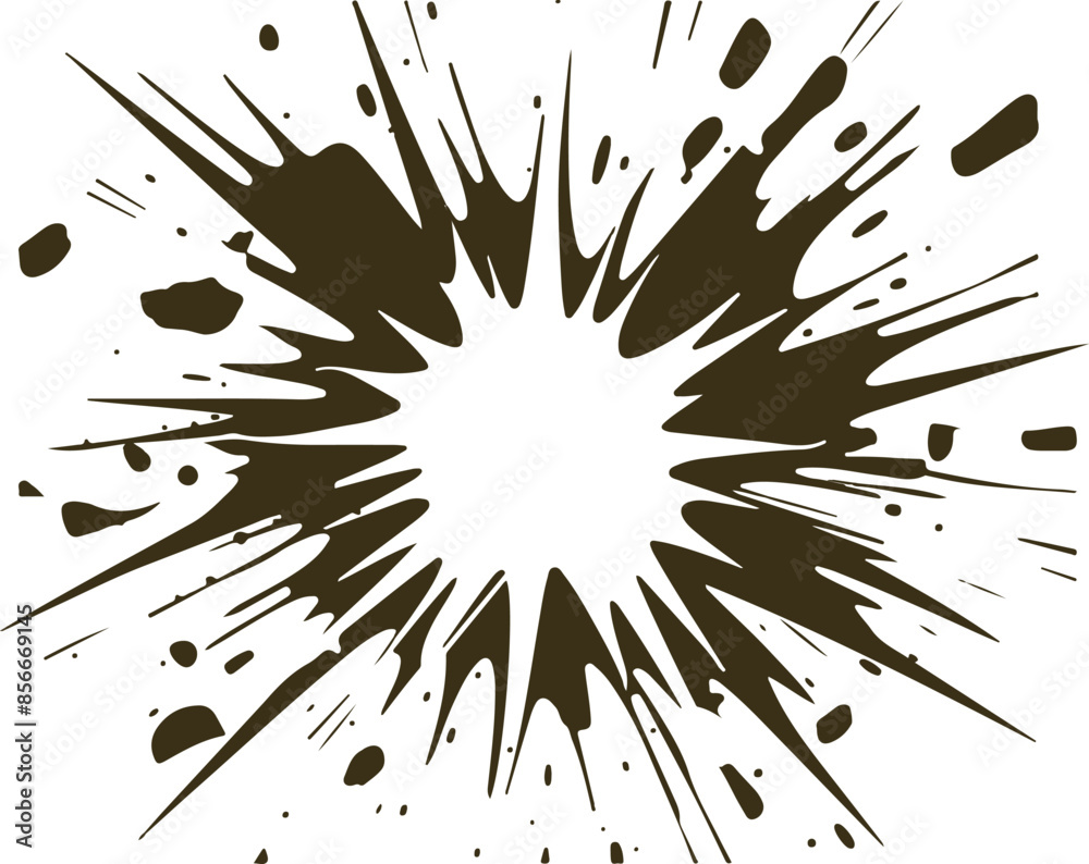 Colorful Explosion Illustration Colorful Explosion Illustration