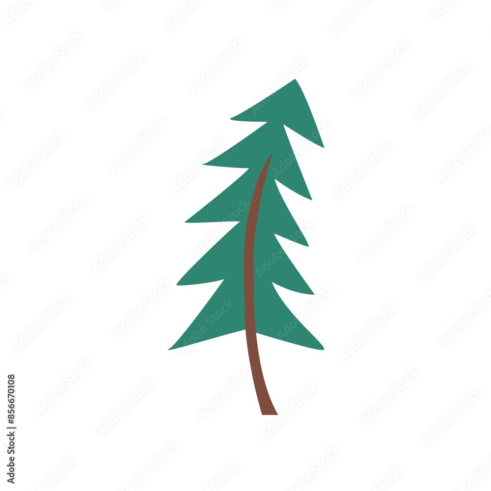Obraz premium green christmas tree