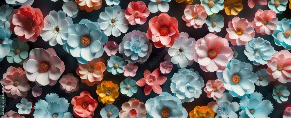A stunning display of vibrant hydrangea flowers in full bloom creating a visually captivating and colorful image with plenty of copy space A stunning display of vibrant hydrangea flowers in full bloom creating a visually captivating and colorful image with plenty of copy space