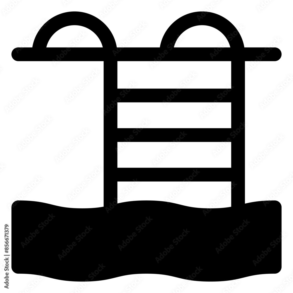 swimming pool glyph icon vector illustration isolated on white background swimming pool glyph icon vector illustration isolated on white background