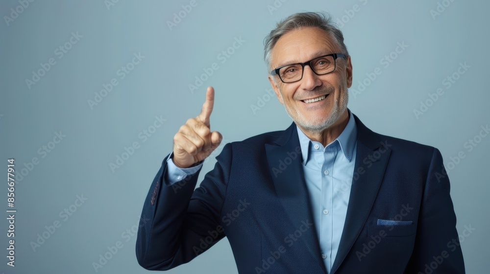 The businessman in glasses The businessman in glasses