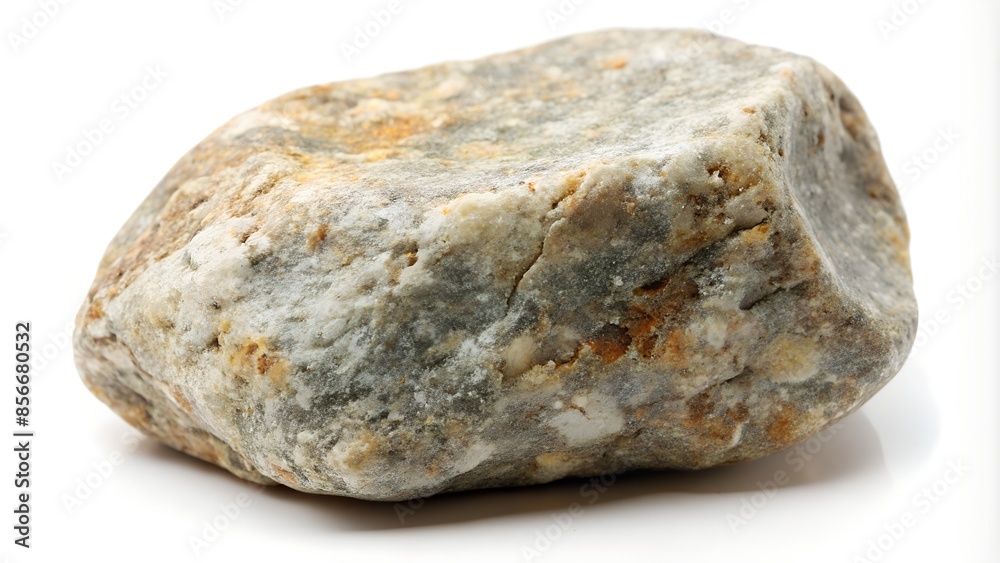 Gray Stone with Orange Veins Gray Stone with Orange Veins