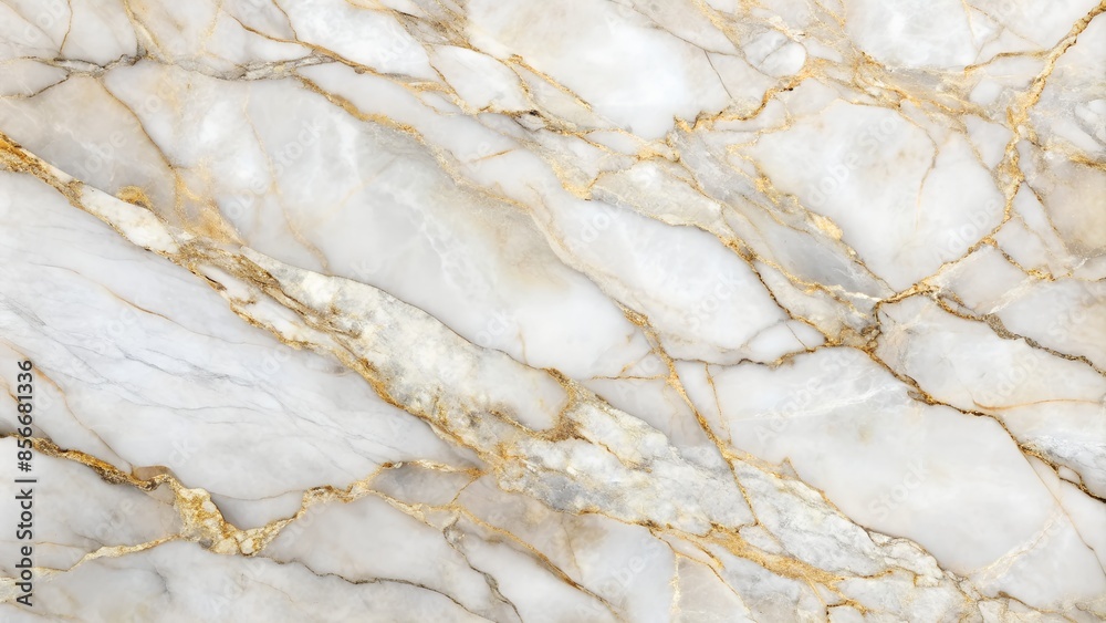 White Marble with Golden Veins White Marble with Golden Veins