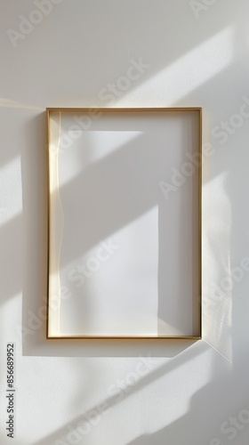 Mockup frame in cozy light minimalist living room interior close up, Scandinavian interior background, 3d render