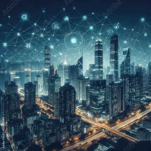 Connected Modern City: Internet Network Across the City