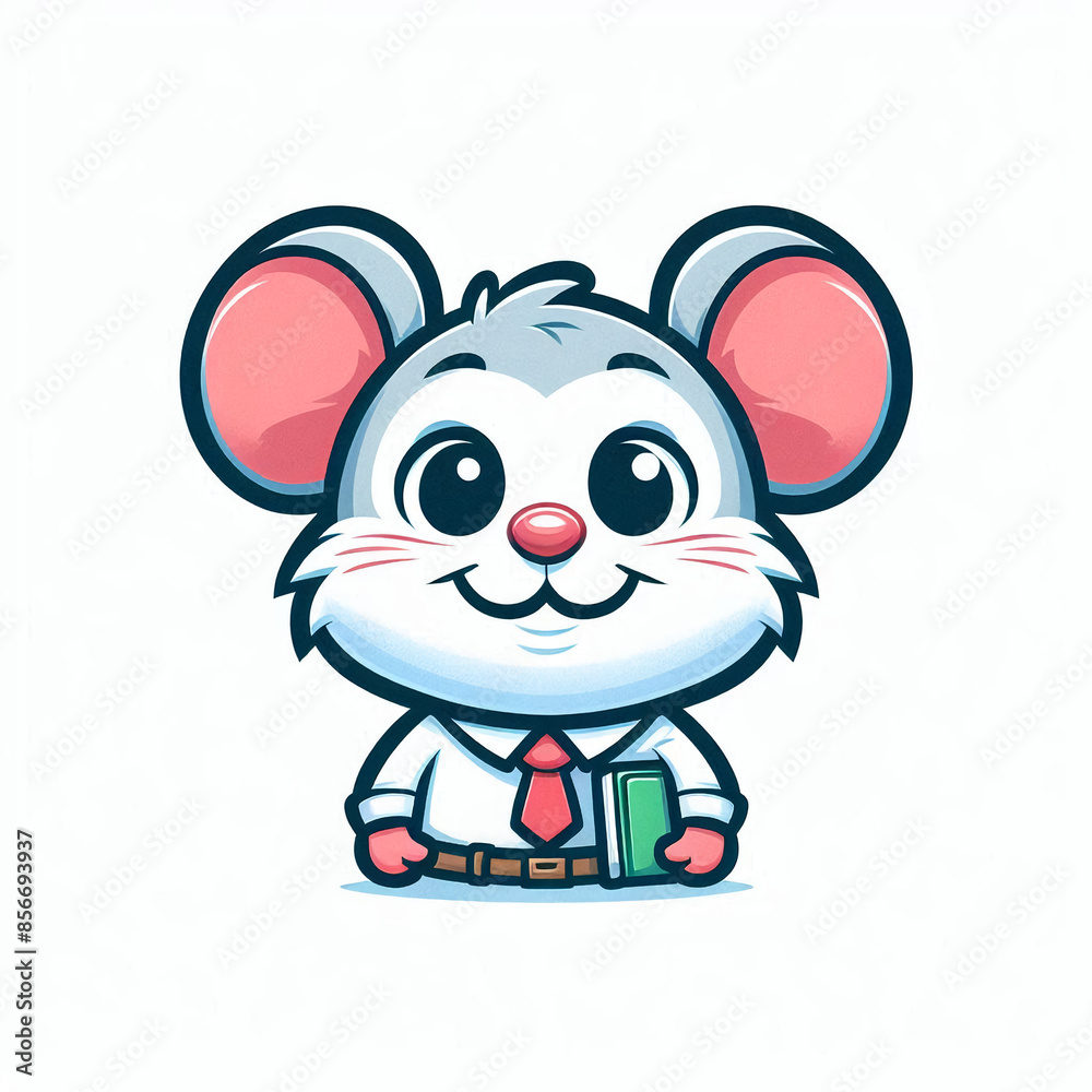 Friendly teacher in cartoon style Friendly teacher in cartoon style