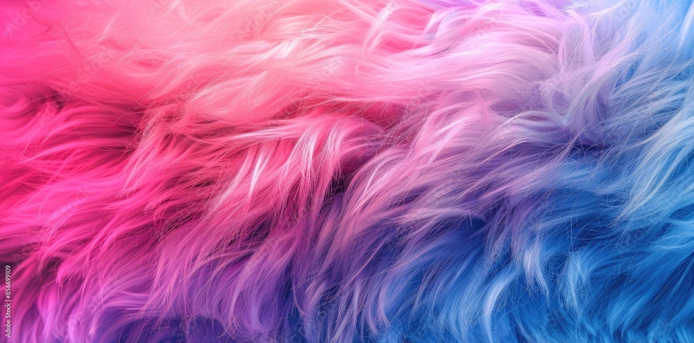 Obraz premium colourful furry fabric close up, in the style of Plush material, octane render, animal fur, mink hat texture, luster, animated gifs,