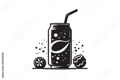  Soda vector silhouette