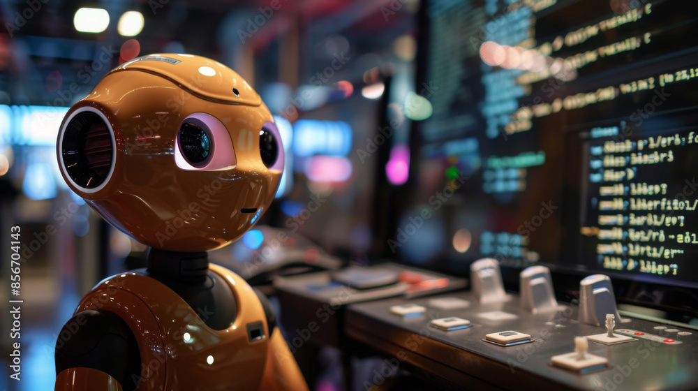 The future is now. Meet the newest member of our team, our AI-powered robot. The future is now. Meet the newest member of our team, our AI-powered robot.