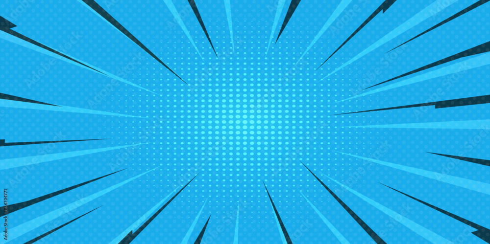 Obraz premium Comic style wallpaper