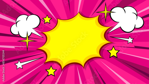 Abstract Colorful Blast Excitement Explosion Lightning Bolt Patriotic Background