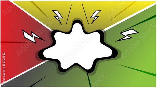Pop art background style poster vector illustration design, Comic book colorful frames background
