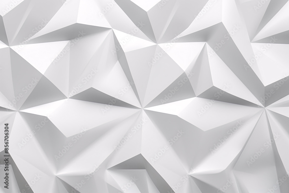Modern Abstract Geometric Pattern with Overlapping Gray Triangles on a White Background Modern Abstract Geometric Pattern with Overlapping Gray Triangles on a White Background