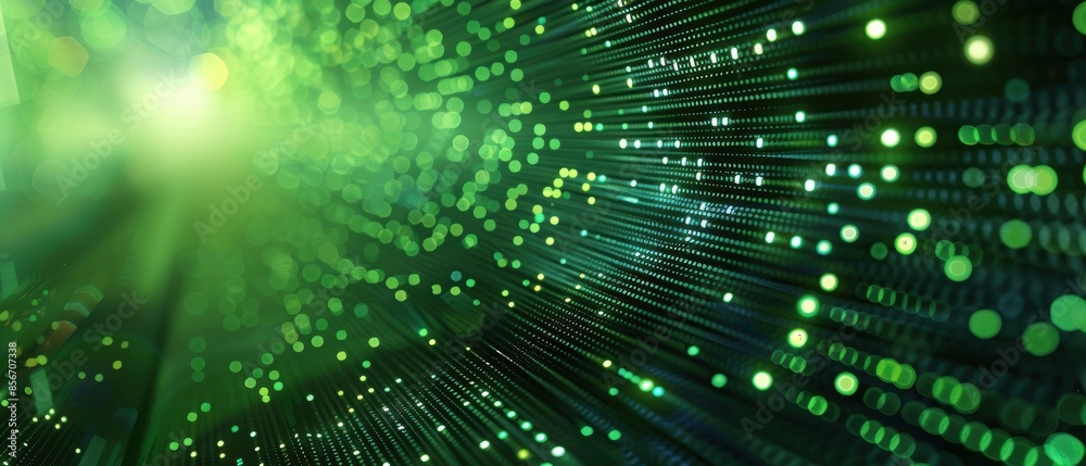 Abstract Green Bokeh Background. Abstract Green Bokeh Background.
