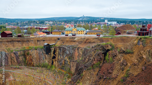  Falu old copper mine in Sweden .