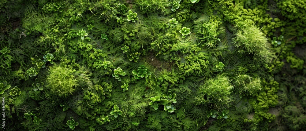 Green Moss Texture Background. Green Moss Texture Background.