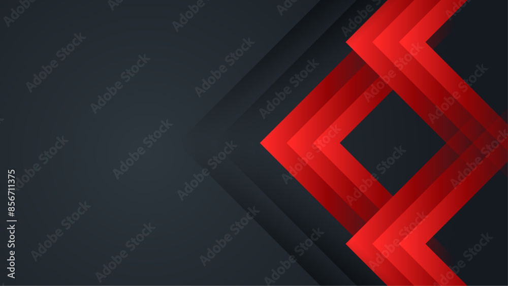 Abstract Geometric red and black background Abstract Geometric red and black background