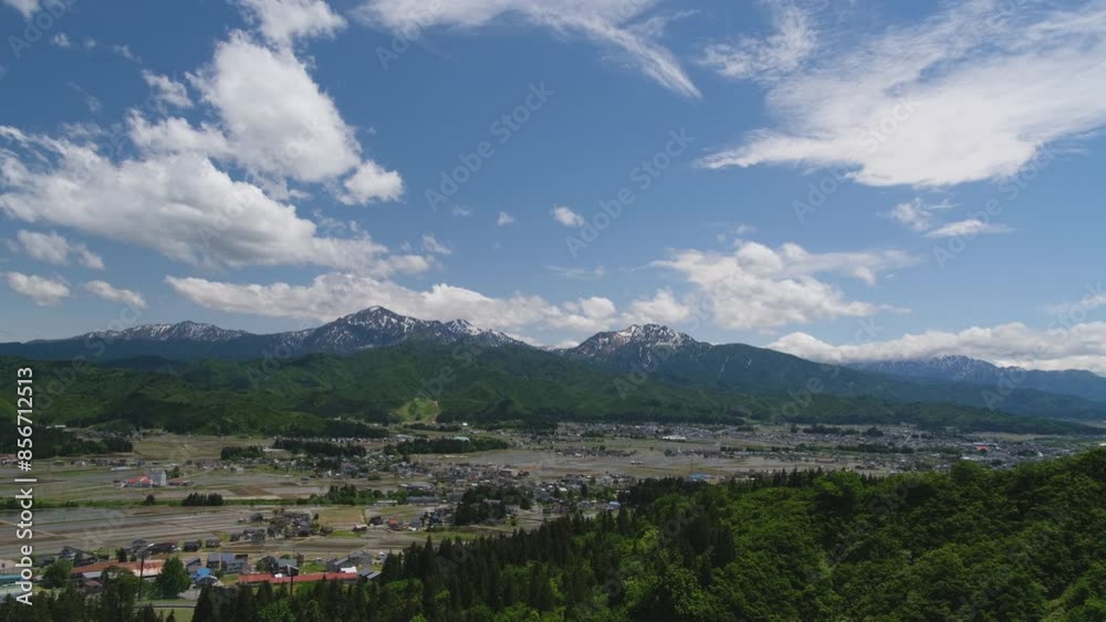 越後三山の青空 越後三山の青空