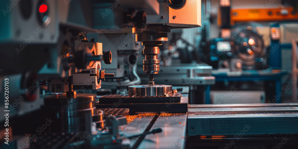 A precision engineering workshop with CNC machines and 3D printers, highlighting the tools used in creating intricate parts. A precision engineering workshop with CNC machines and 3D printers, highlighting the tools used in creating intricate parts.