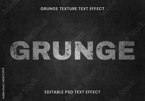 Grunge Texture Text Effect