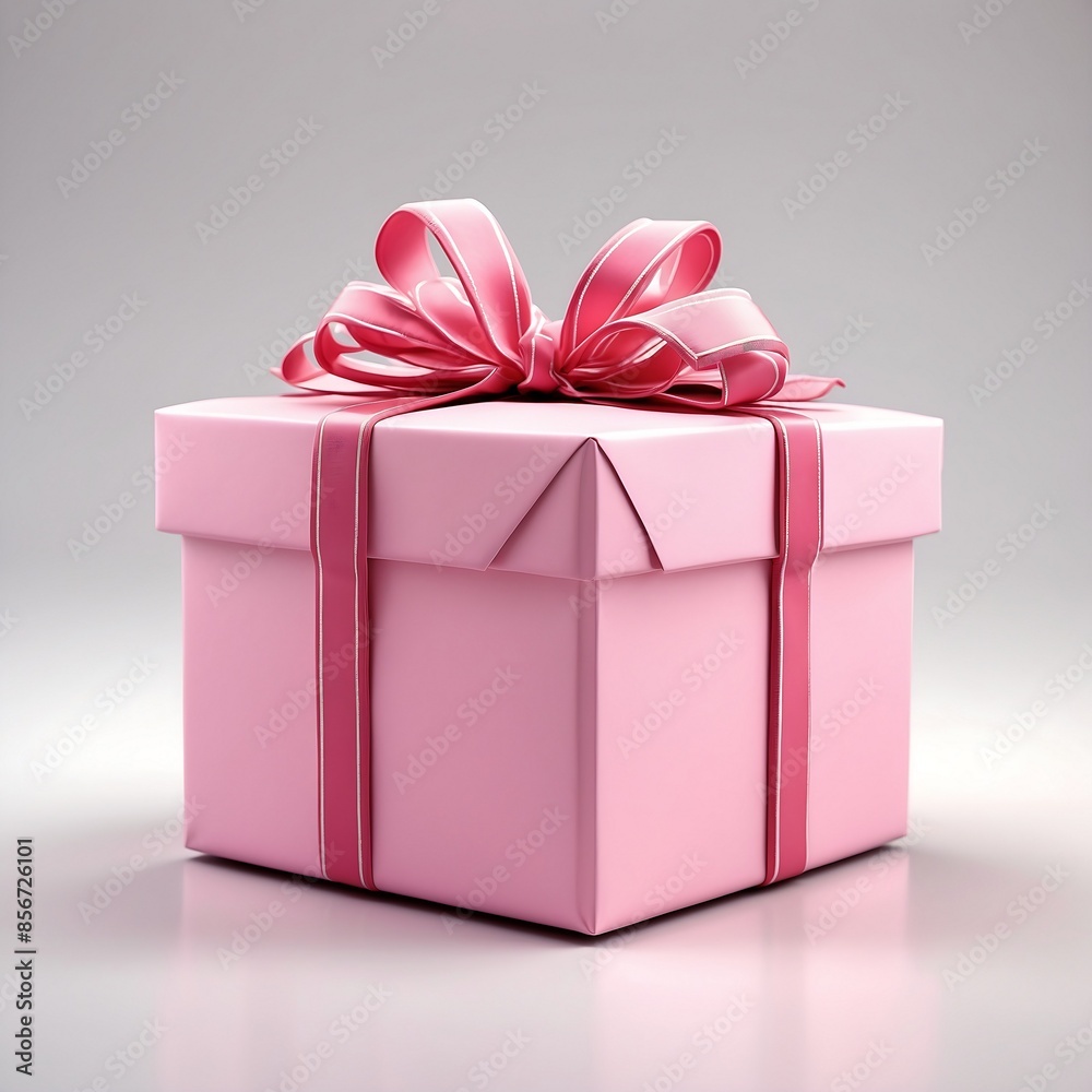 A gift box with white background A gift box with white background
