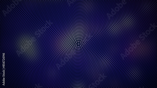 Abstract Digital Circles of Particles