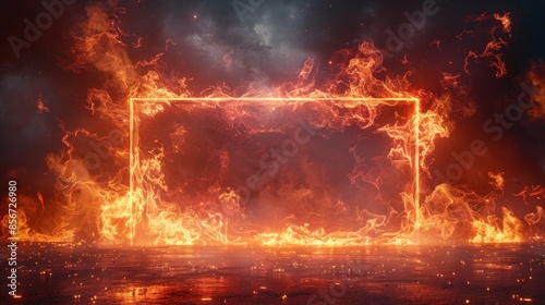 Fiery Portal: A Gateway to the Unknown © vixion