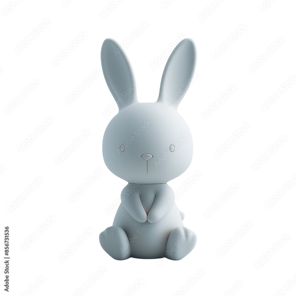 Cute minimalist gray rabbit figurine, perfect for home decor, children's room, or as a delightful gift for rabbit lovers and collectors. Cute minimalist gray rabbit figurine, perfect for home decor, children's room, or as a delightful gift for rabbit lovers and collectors.