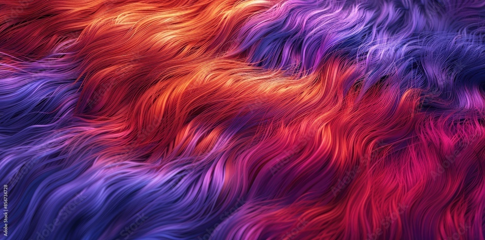 colourful furry fabric close up, in the style of Plush material, octane render, animal fur, mink hat texture, luster, animated gifs,