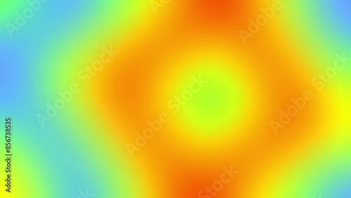 Abstract geometric gradient colorful rainbow color changing animation photo