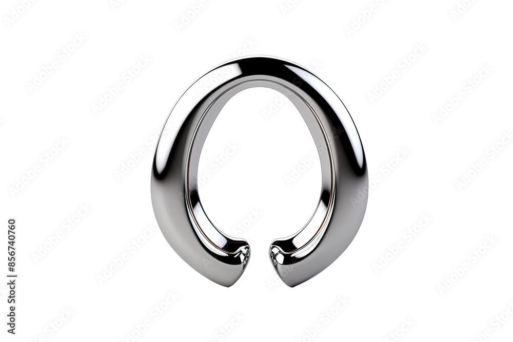 A Polished Silver Ring Reflects the Light, Creating a Brilliant Glimmer on a White Background on a Clear PNG or White Background. A Polished Silver Ring Reflects the Light, Creating a Brilliant Glimmer on a White Background on a Clear PNG or White Background.