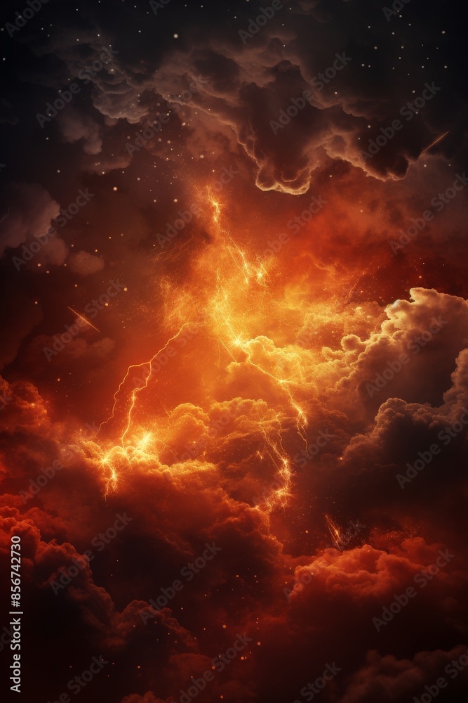 Heavenly Hues Designing Backgrounds with Cloud Patterns