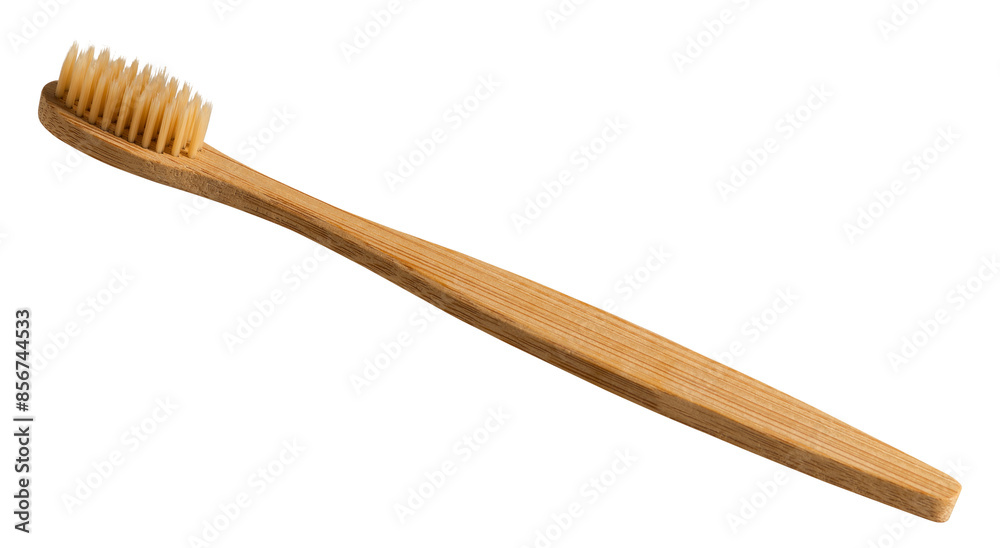 Natural bamboo toothbrush design element Natural bamboo toothbrush design element