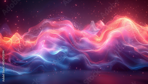 colorful wave abstract background