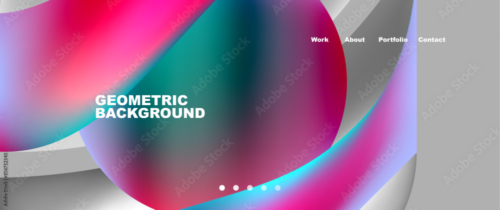Colorful flowing shapes, wave lines with neon gradients. Vector Illustration For Wallpaper, Banner, Background, Card, Book Illustration, landing page