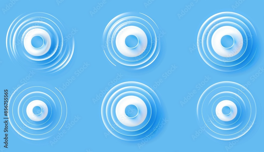 The sound of echo sonar waves. A pulsed sound cycle, a radar screen, a circle concentric speaker, an abstract geometric pattern, and a tidy png image of the musical broadcast. The sound of echo sonar waves. A pulsed sound cycle, a radar screen, a circle concentric speaker, an abstract geometric pattern, and a tidy png image of the musical broadcast.