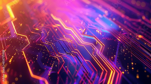 This is an abstract, modern digital background, suitable for describing networks, technological processes, data storage, sciences, education, and more.