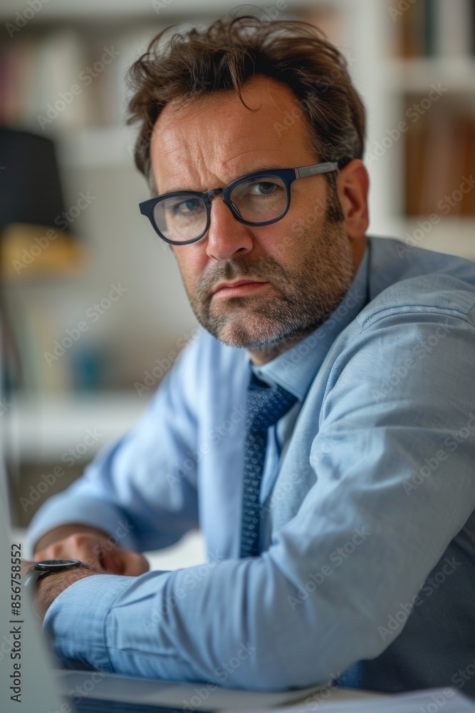 An office, laptop, and businessman working on an online review, financial report or research. Corporate employees, finance consultants, and workers at desk surfing the web and searching for stock An office, laptop, and businessman working on an online review, financial report or research. Corporate employees, finance consultants, and workers at desk surfing the web and searching for stock